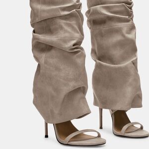 Steve Madden grey Heeled Boots